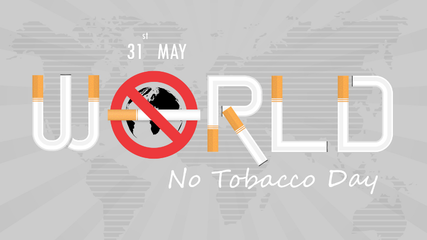 World no tobacco day banner - Vitality