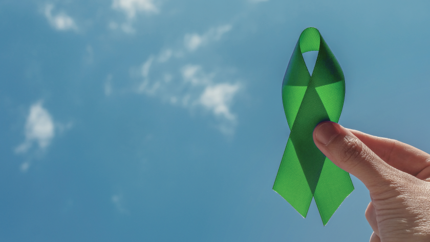 World Mental Health Day Green Ribbon - Vitality