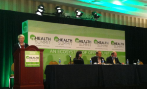 Left to Right: Susan Dentzer, Robert Wood Johnson Foundation; Caroline Pak, Pfizer Medical; Derek Yach, Vitality Institute; Joel White, Prescriptions for a Healthy America