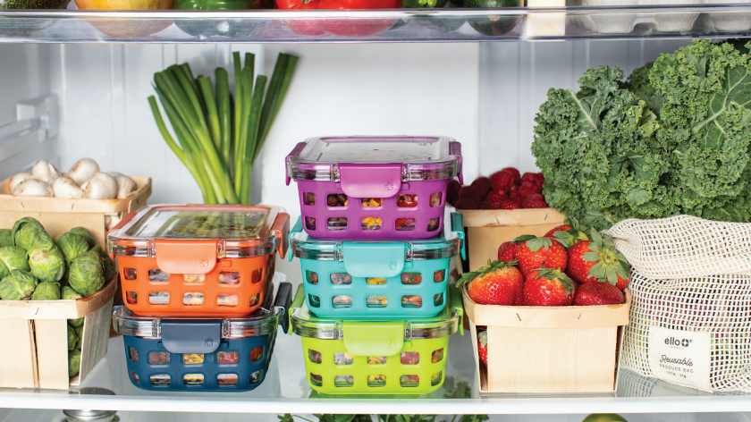 Healthy food prepped in fridge for effective meal plan - Vitality