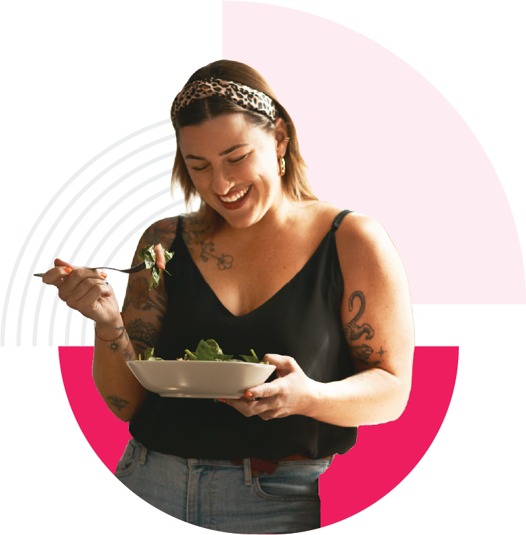 Woman Eating