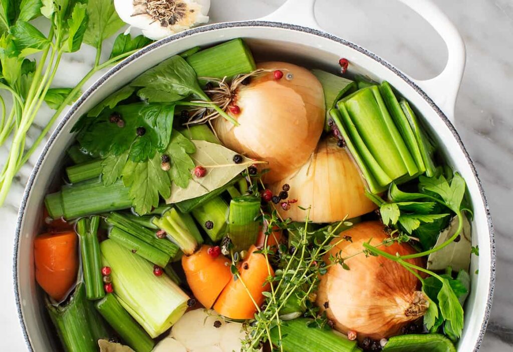 Homemade Vegetable Stock - Vitality